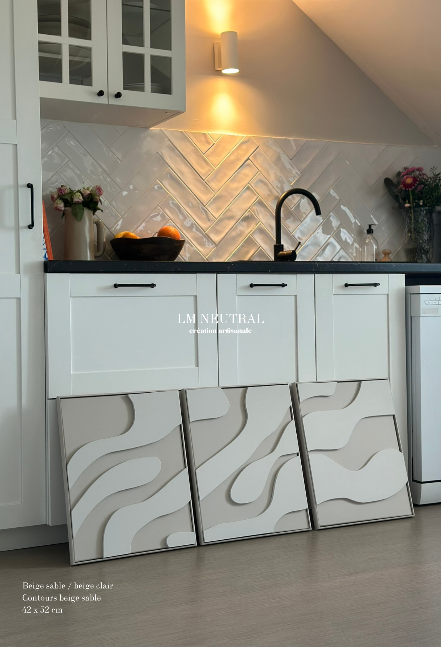 DUO Oslo - 3D relief paintings - Set of 2